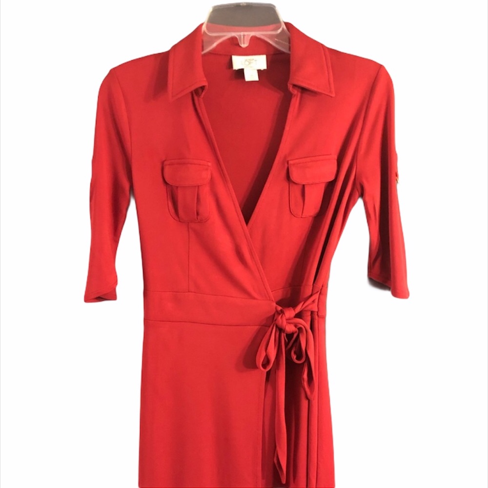 Ann Taylor Loft Petite Wrap Dress